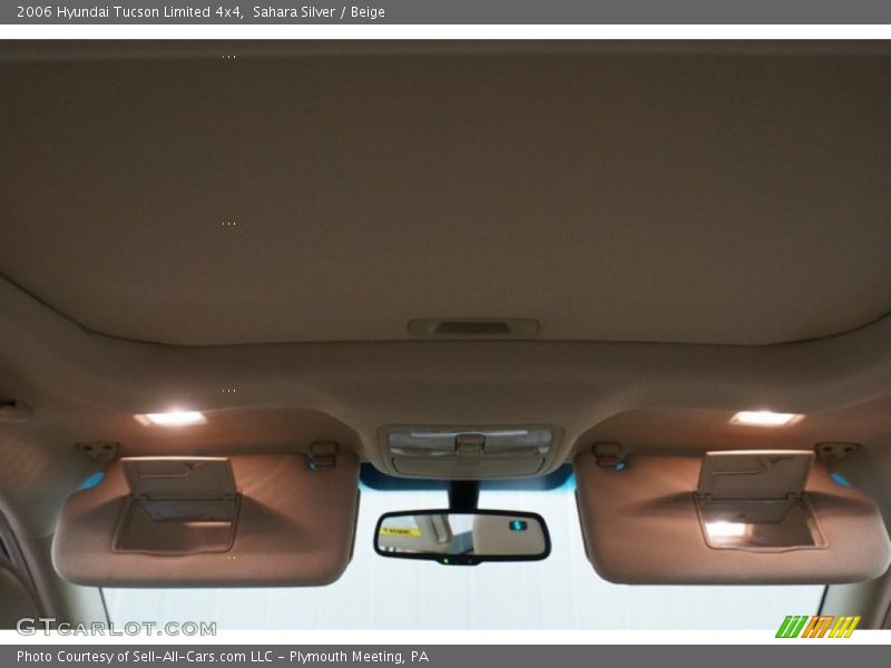 Sahara Silver / Beige 2006 Hyundai Tucson Limited 4x4