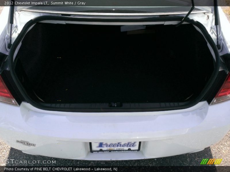 Summit White / Gray 2012 Chevrolet Impala LT