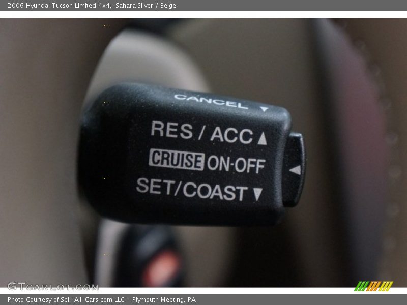 Sahara Silver / Beige 2006 Hyundai Tucson Limited 4x4