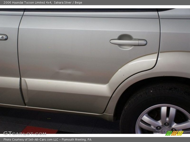 Sahara Silver / Beige 2006 Hyundai Tucson Limited 4x4