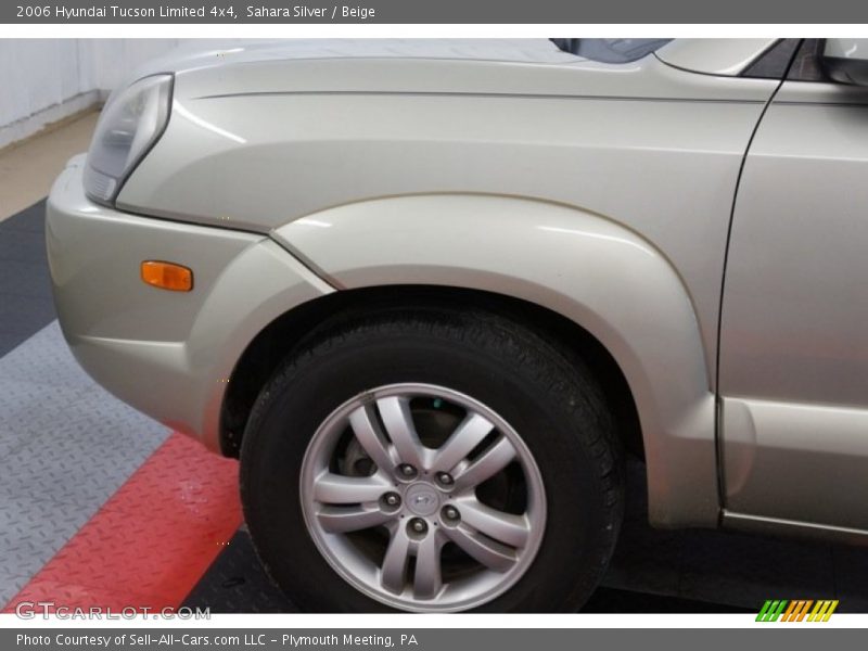 Sahara Silver / Beige 2006 Hyundai Tucson Limited 4x4