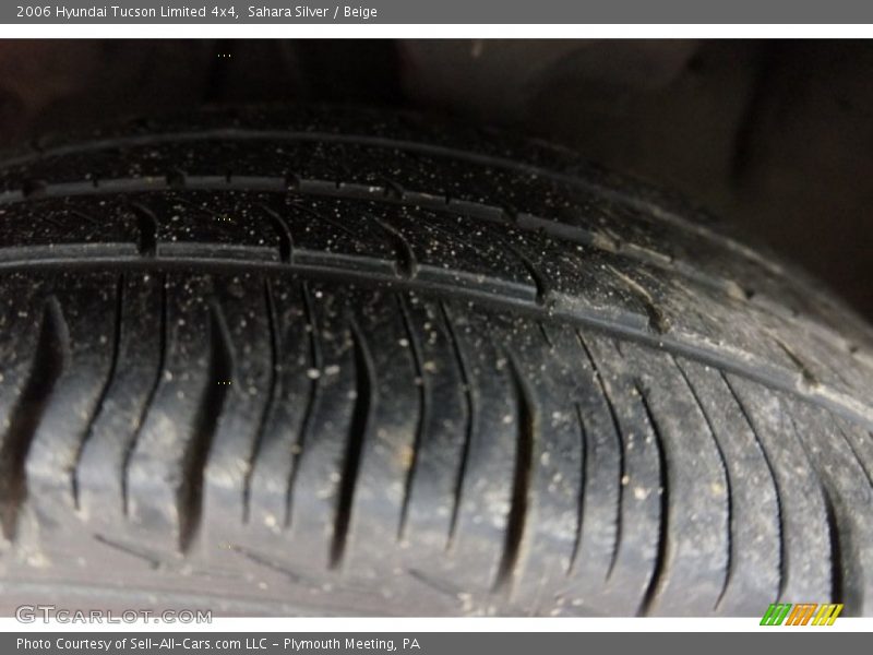 Sahara Silver / Beige 2006 Hyundai Tucson Limited 4x4