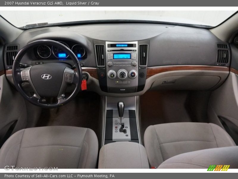 Liquid Silver / Gray 2007 Hyundai Veracruz GLS AWD