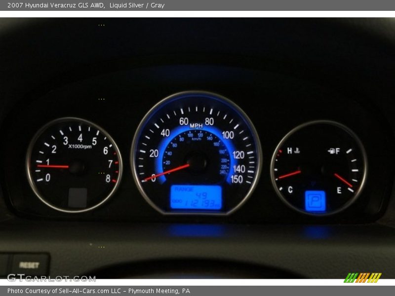 Liquid Silver / Gray 2007 Hyundai Veracruz GLS AWD