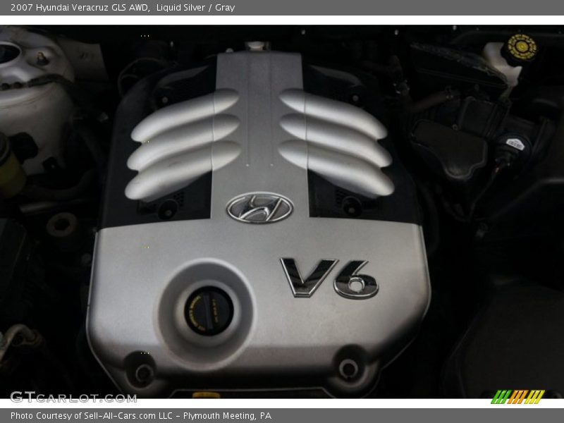 Liquid Silver / Gray 2007 Hyundai Veracruz GLS AWD