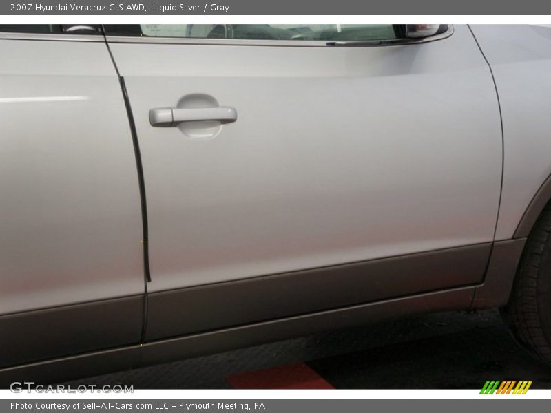 Liquid Silver / Gray 2007 Hyundai Veracruz GLS AWD