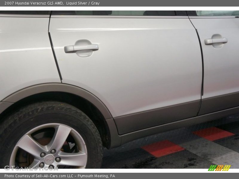Liquid Silver / Gray 2007 Hyundai Veracruz GLS AWD