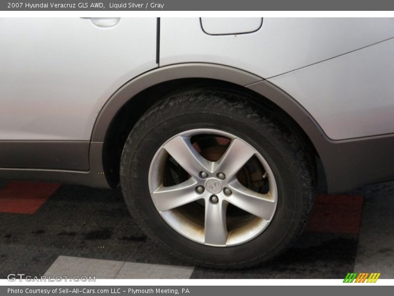 Liquid Silver / Gray 2007 Hyundai Veracruz GLS AWD