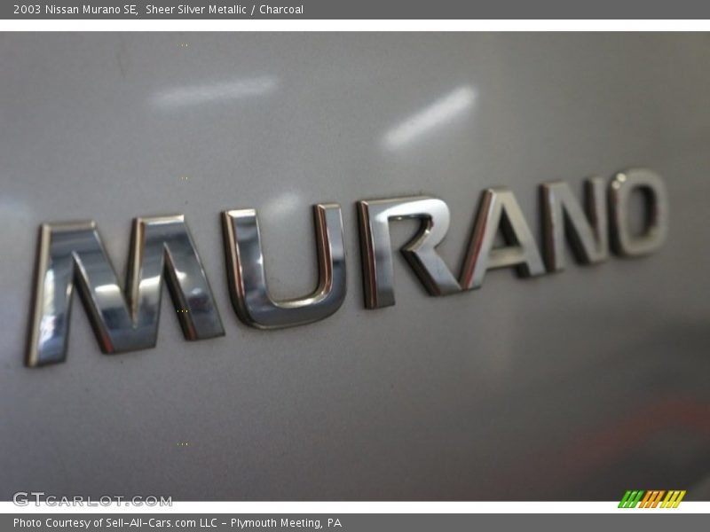 Sheer Silver Metallic / Charcoal 2003 Nissan Murano SE