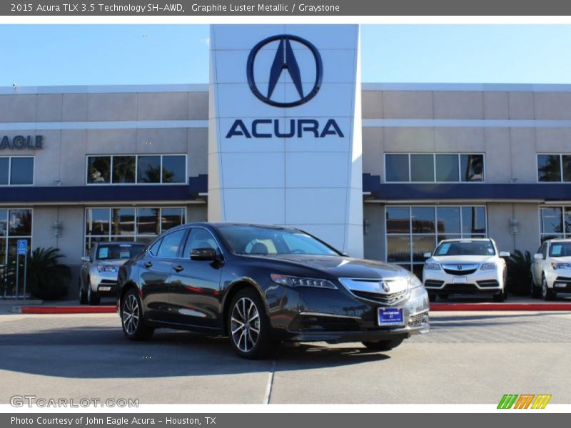Graphite Luster Metallic / Graystone 2015 Acura TLX 3.5 Technology SH-AWD