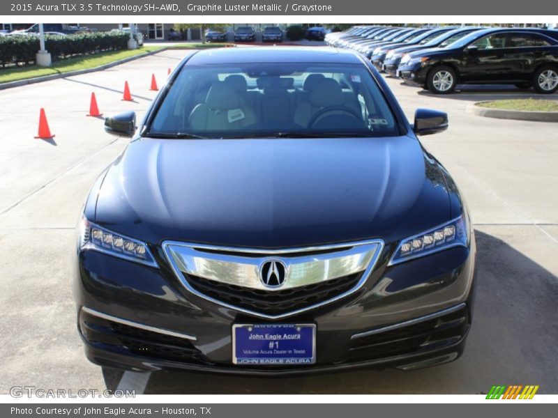 Graphite Luster Metallic / Graystone 2015 Acura TLX 3.5 Technology SH-AWD