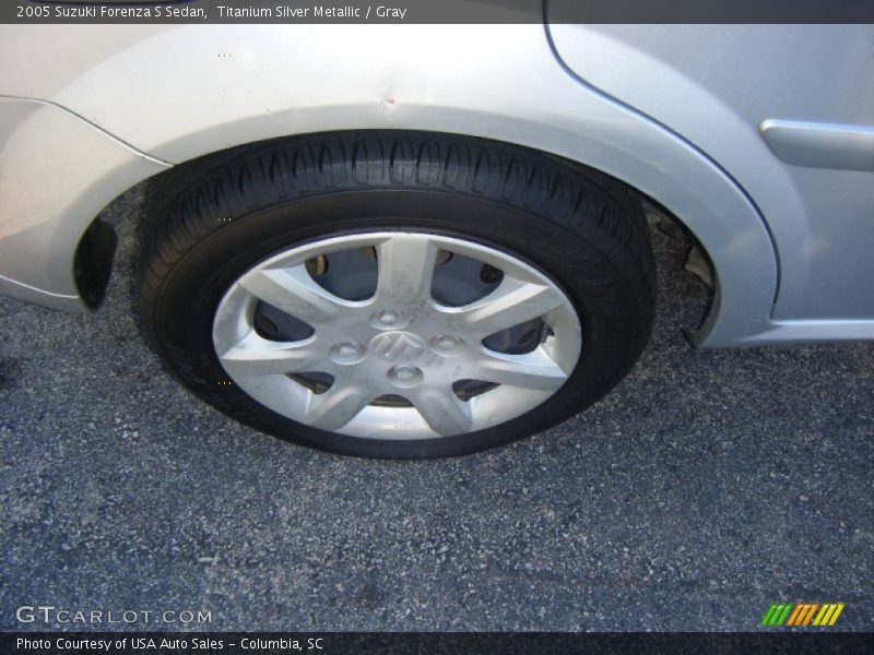 Titanium Silver Metallic / Gray 2005 Suzuki Forenza S Sedan