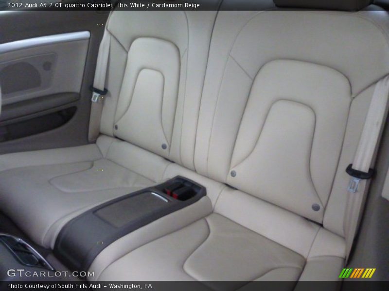 Ibis White / Cardamom Beige 2012 Audi A5 2.0T quattro Cabriolet
