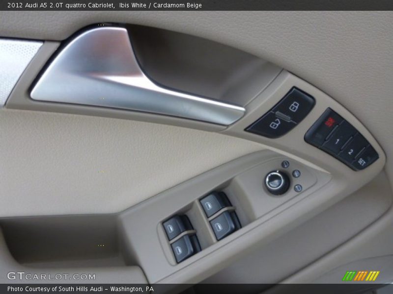 Ibis White / Cardamom Beige 2012 Audi A5 2.0T quattro Cabriolet