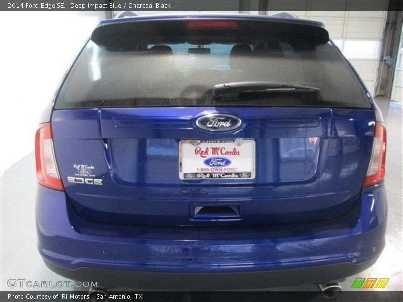 Deep Impact Blue / Charcoal Black 2014 Ford Edge SE