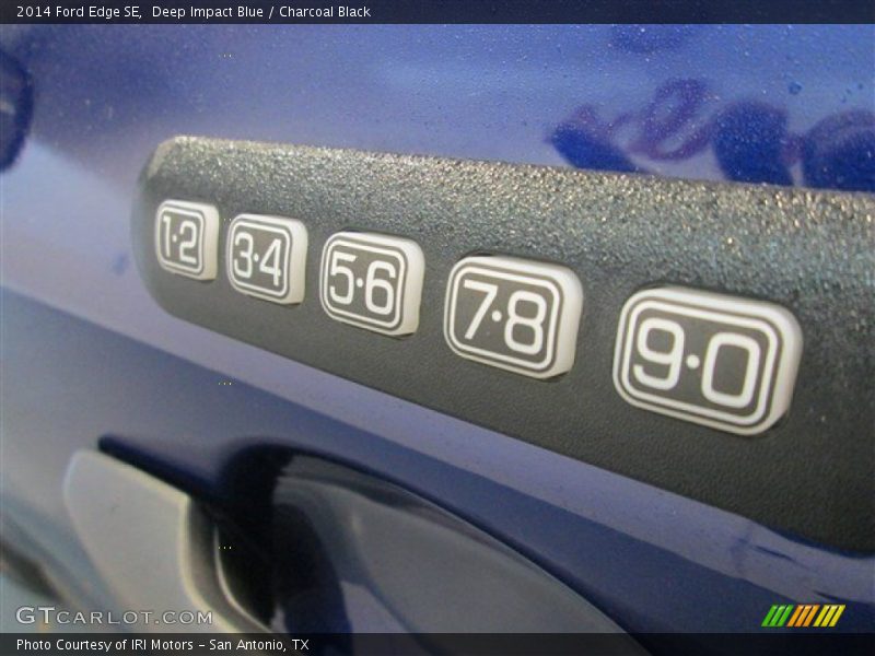Deep Impact Blue / Charcoal Black 2014 Ford Edge SE