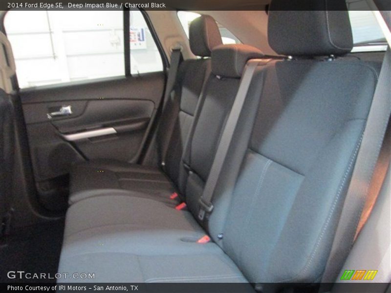Deep Impact Blue / Charcoal Black 2014 Ford Edge SE