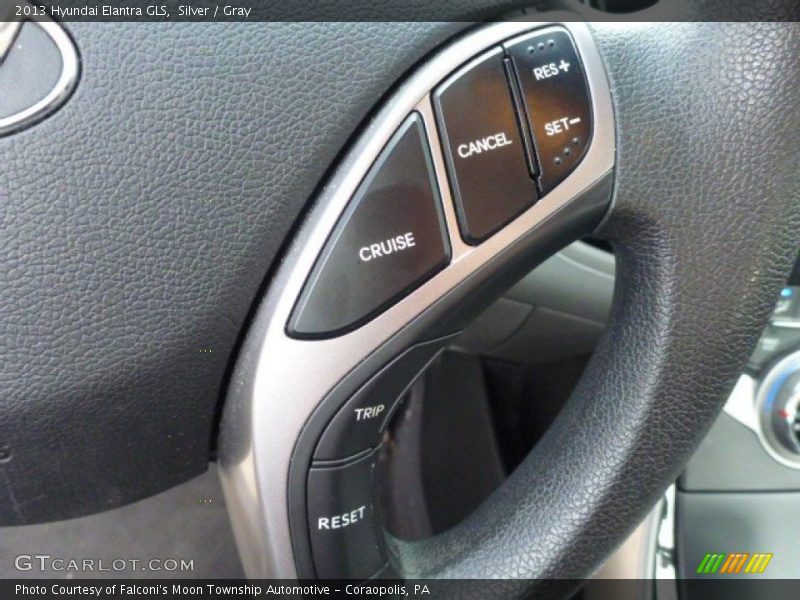 Silver / Gray 2013 Hyundai Elantra GLS