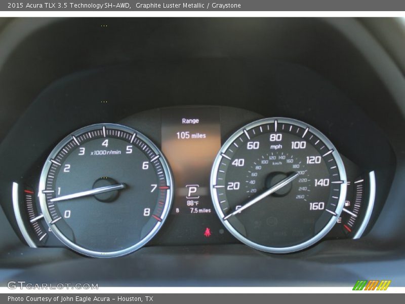Graphite Luster Metallic / Graystone 2015 Acura TLX 3.5 Technology SH-AWD