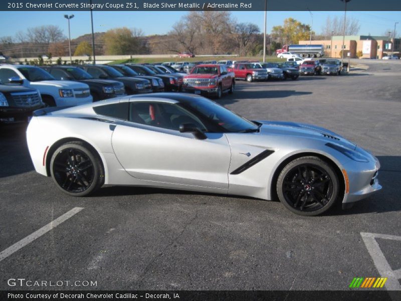  2015 Corvette Stingray Coupe Z51 Blade Silver Metallic