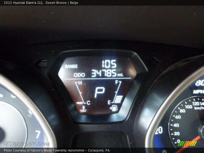 Desert Bronze / Beige 2013 Hyundai Elantra GLS
