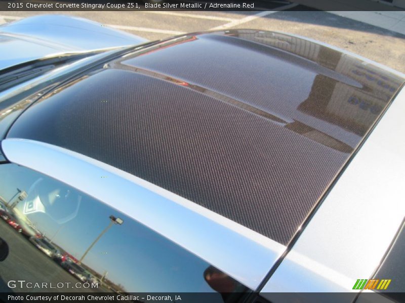 Blade Silver Metallic / Adrenaline Red 2015 Chevrolet Corvette Stingray Coupe Z51