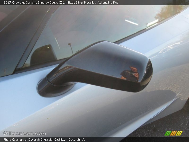 Blade Silver Metallic / Adrenaline Red 2015 Chevrolet Corvette Stingray Coupe Z51