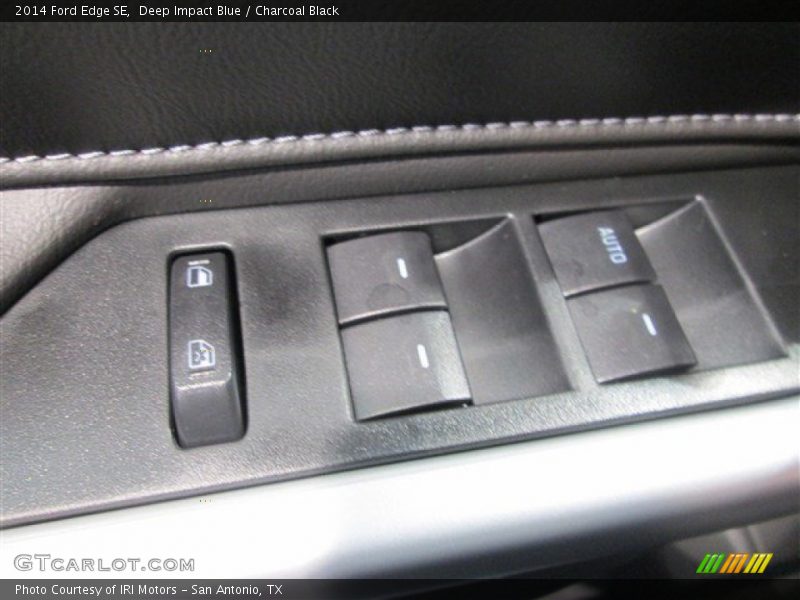 Deep Impact Blue / Charcoal Black 2014 Ford Edge SE