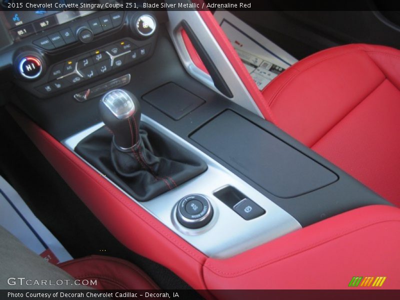 Blade Silver Metallic / Adrenaline Red 2015 Chevrolet Corvette Stingray Coupe Z51