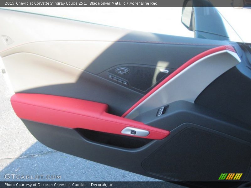 Blade Silver Metallic / Adrenaline Red 2015 Chevrolet Corvette Stingray Coupe Z51