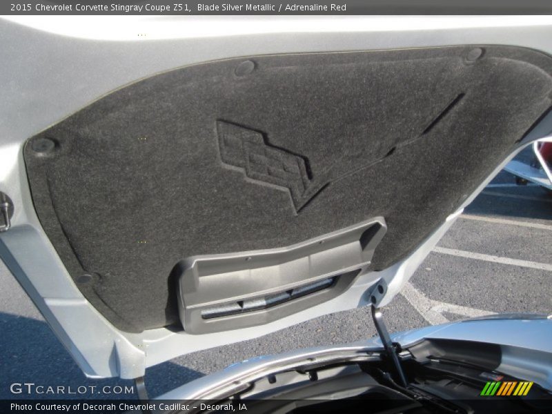 Blade Silver Metallic / Adrenaline Red 2015 Chevrolet Corvette Stingray Coupe Z51