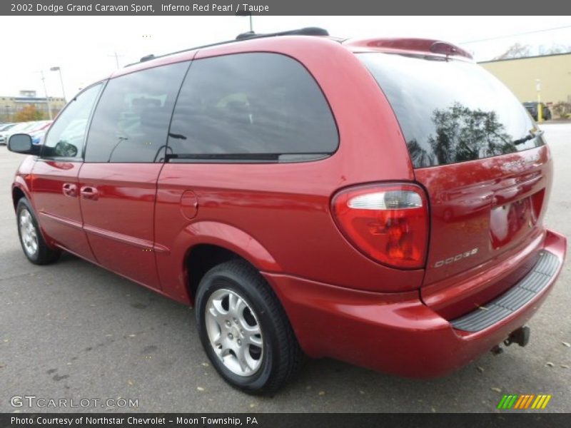 Inferno Red Pearl / Taupe 2002 Dodge Grand Caravan Sport