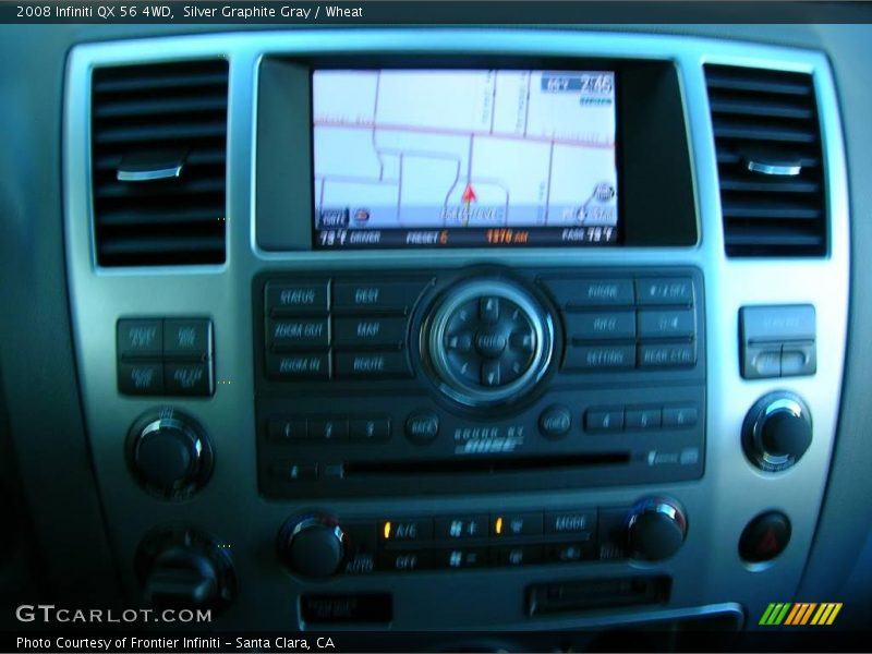 Silver Graphite Gray / Wheat 2008 Infiniti QX 56 4WD