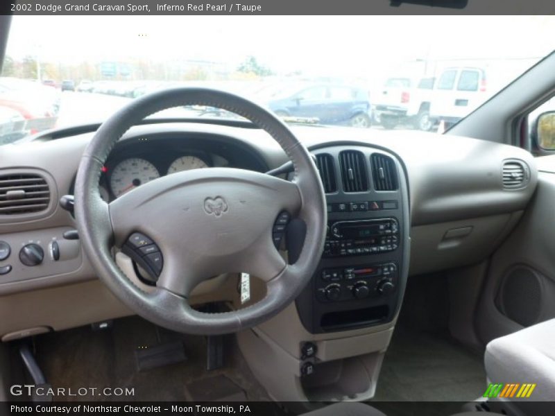 Inferno Red Pearl / Taupe 2002 Dodge Grand Caravan Sport