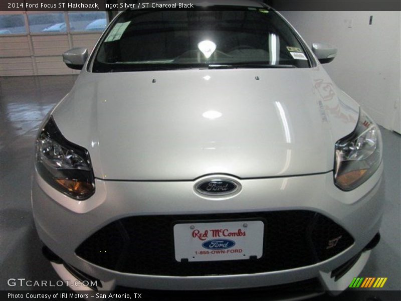 Ingot Silver / ST Charcoal Black 2014 Ford Focus ST Hatchback