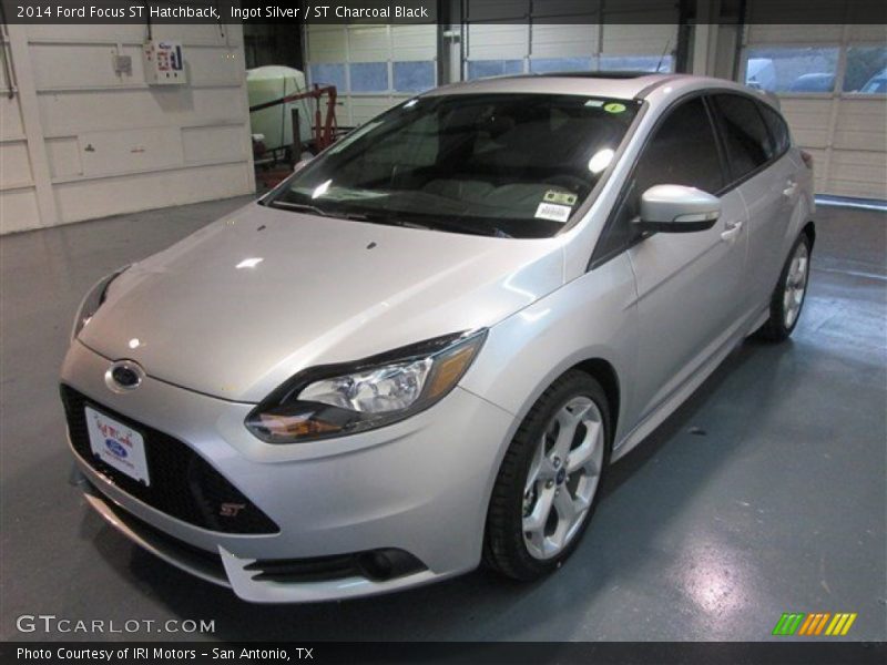 Ingot Silver / ST Charcoal Black 2014 Ford Focus ST Hatchback
