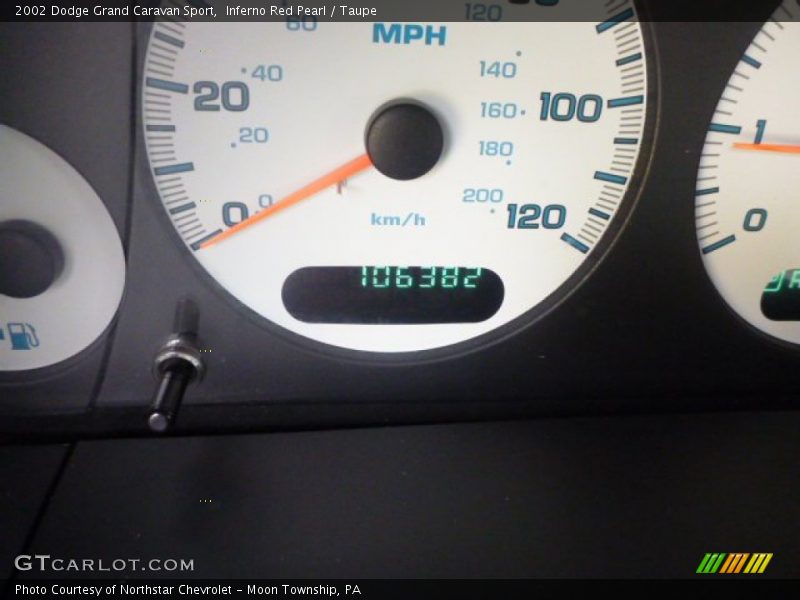 Inferno Red Pearl / Taupe 2002 Dodge Grand Caravan Sport