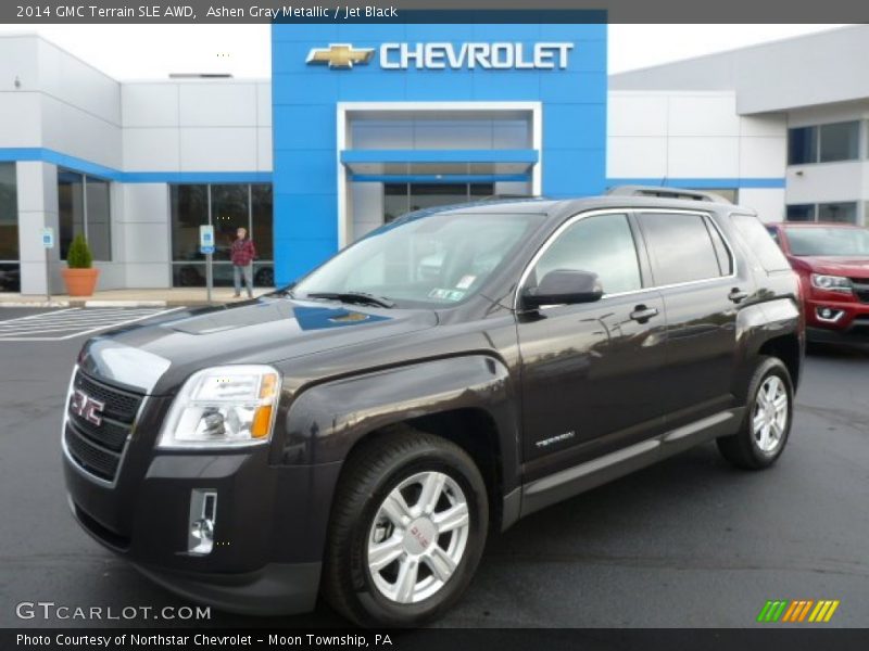 Ashen Gray Metallic / Jet Black 2014 GMC Terrain SLE AWD