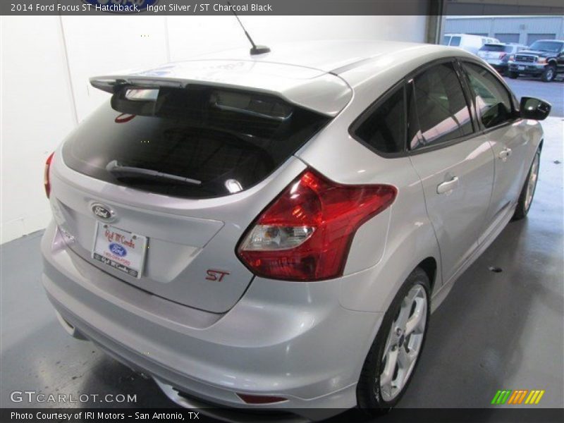 Ingot Silver / ST Charcoal Black 2014 Ford Focus ST Hatchback