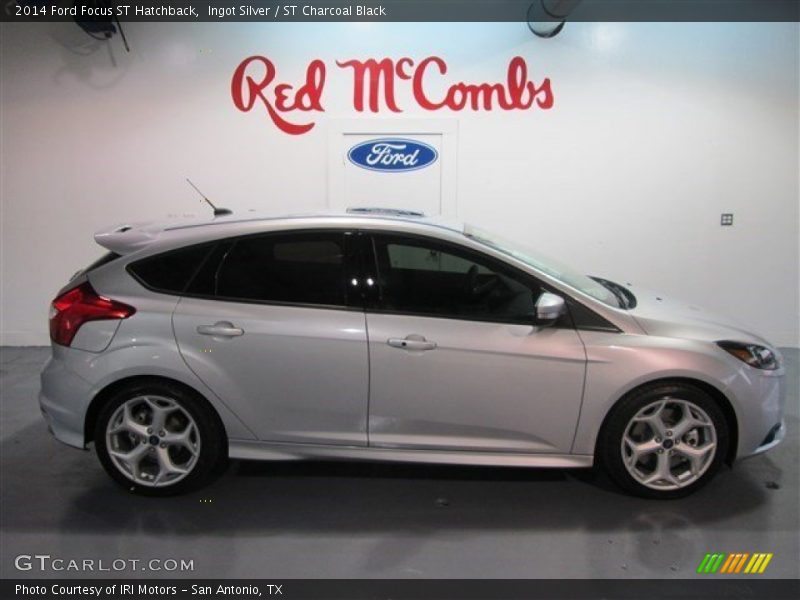 Ingot Silver / ST Charcoal Black 2014 Ford Focus ST Hatchback