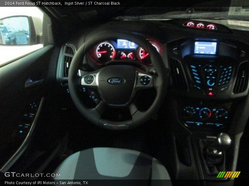 Ingot Silver / ST Charcoal Black 2014 Ford Focus ST Hatchback