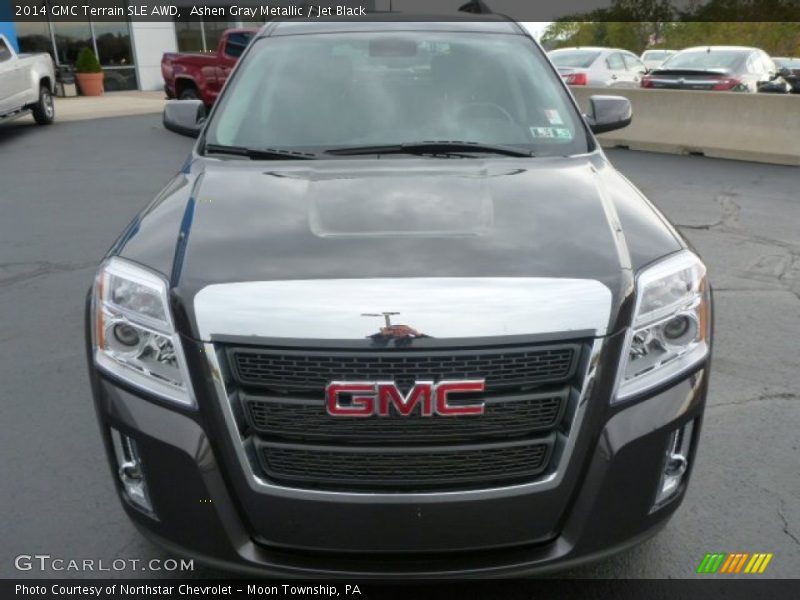 Ashen Gray Metallic / Jet Black 2014 GMC Terrain SLE AWD