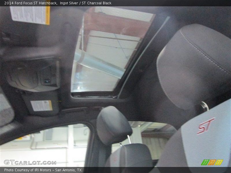 Ingot Silver / ST Charcoal Black 2014 Ford Focus ST Hatchback
