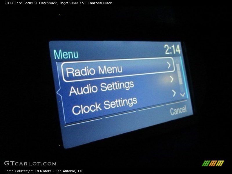 Ingot Silver / ST Charcoal Black 2014 Ford Focus ST Hatchback