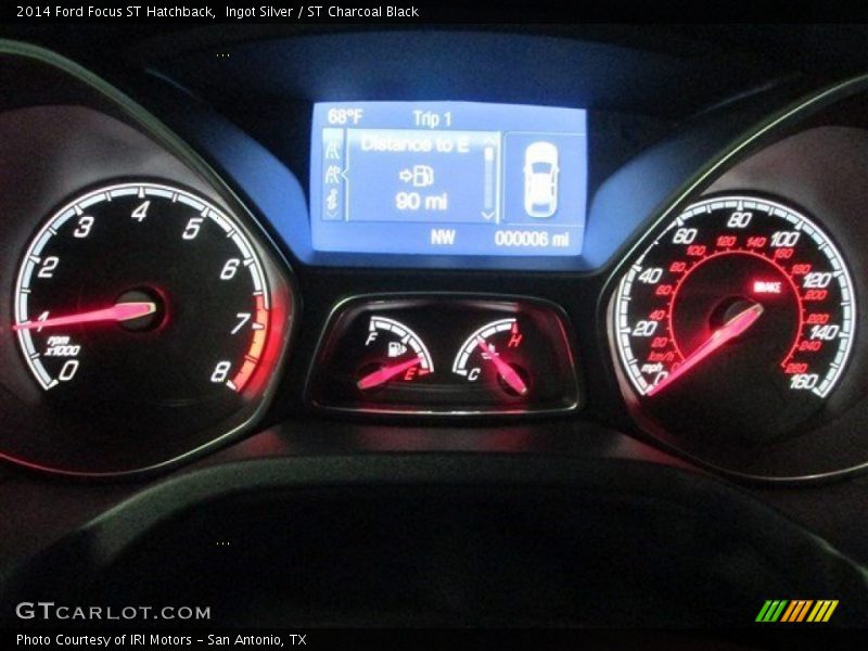 Ingot Silver / ST Charcoal Black 2014 Ford Focus ST Hatchback
