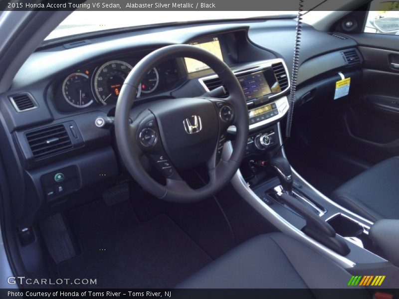 Black Interior - 2015 Accord Touring V6 Sedan 