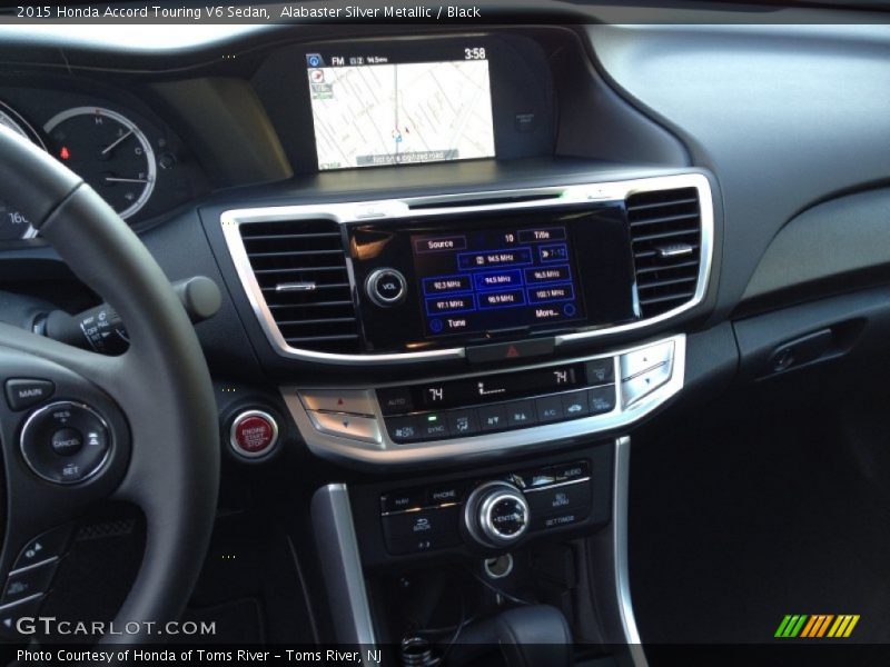 Controls of 2015 Accord Touring V6 Sedan