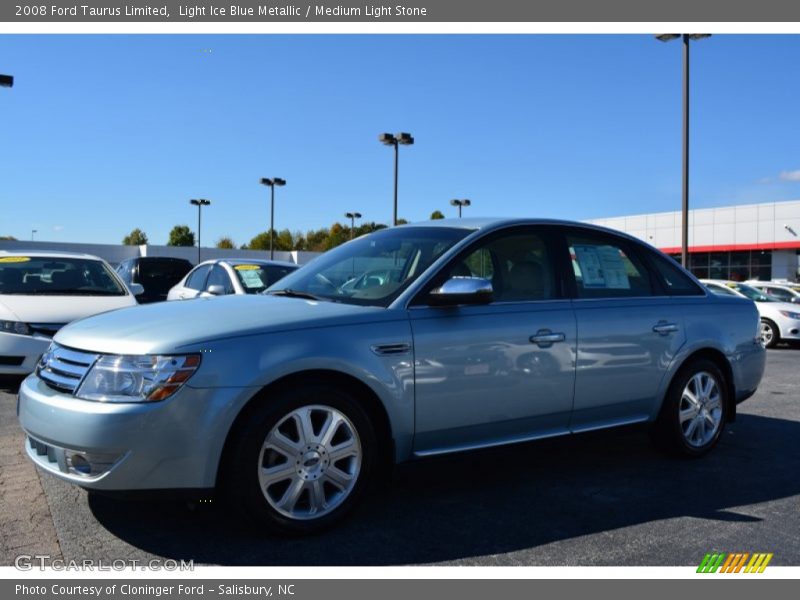 Light Ice Blue Metallic / Medium Light Stone 2008 Ford Taurus Limited