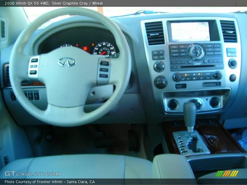 Silver Graphite Gray / Wheat 2008 Infiniti QX 56 4WD
