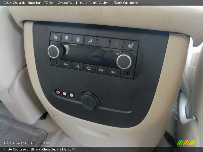 Crystal Red Tintcoat / Light Cashmere/Dark Cashmere 2014 Chevrolet Suburban LTZ 4x4